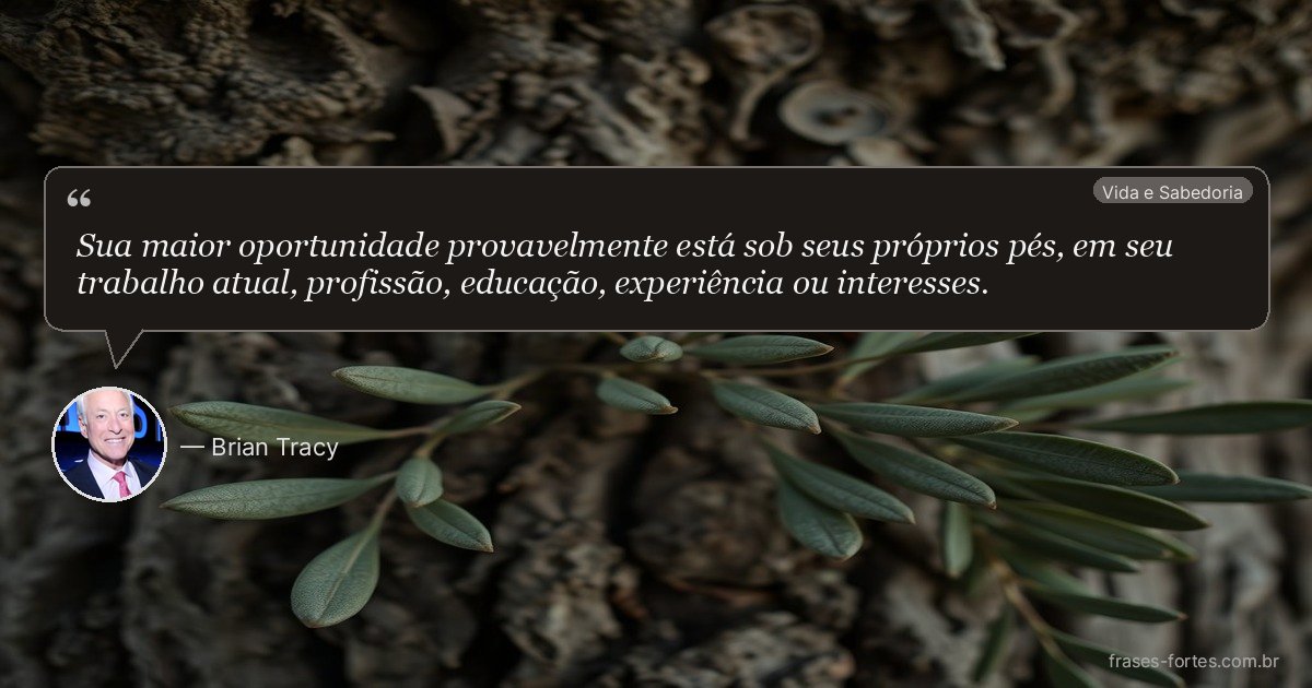 Frase de Brian Tracy