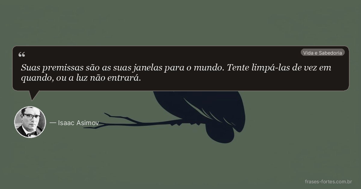Frase de Isaac Asimov