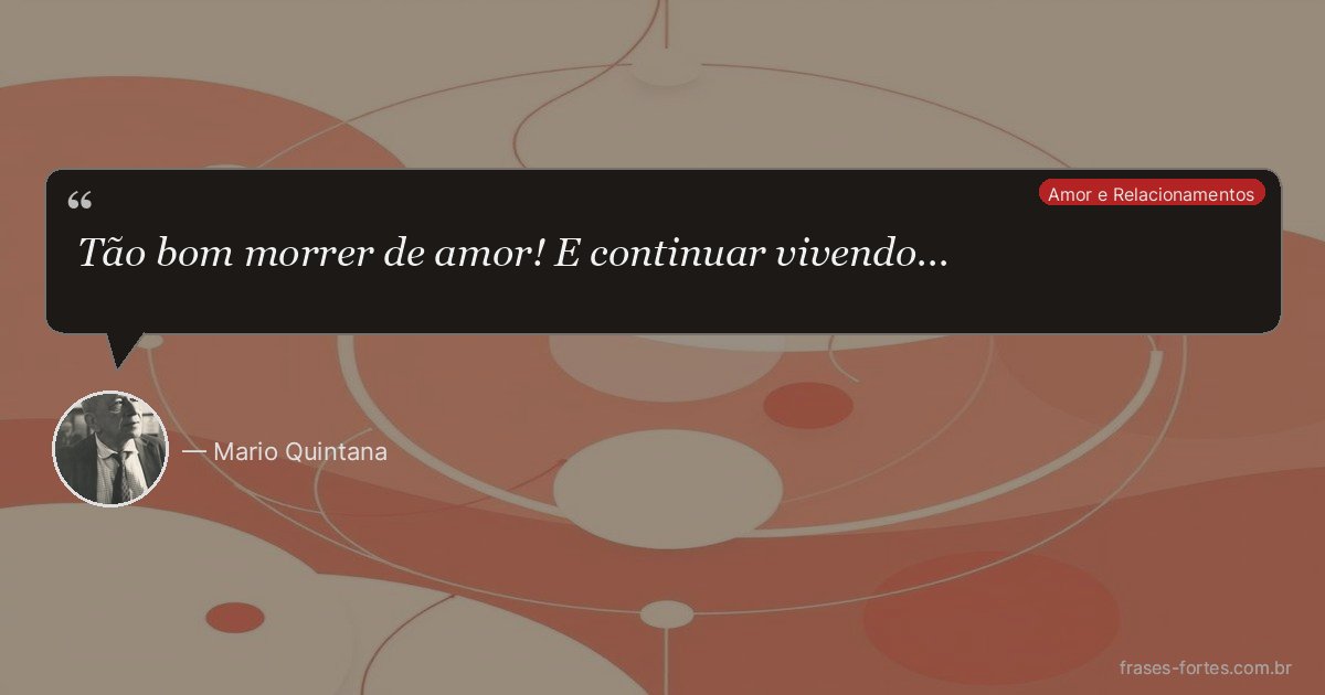 Frase de Mario Quintana