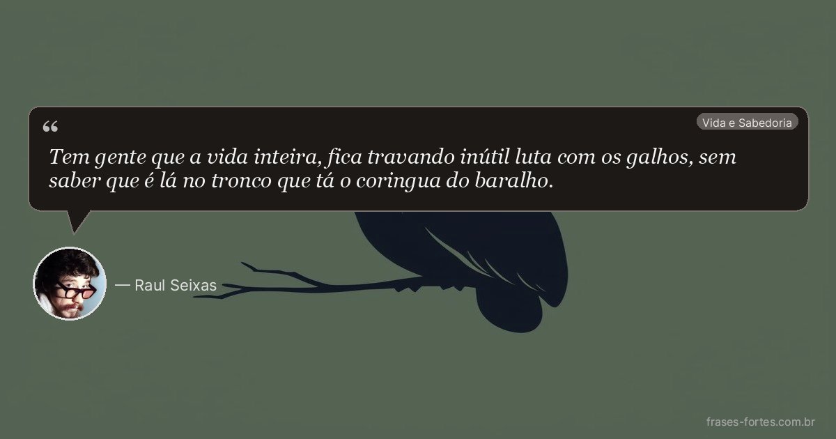Frase de Raul Seixas