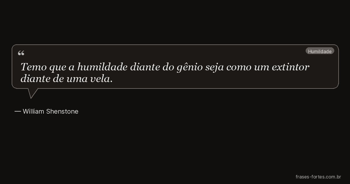 Frase de William Shenstone