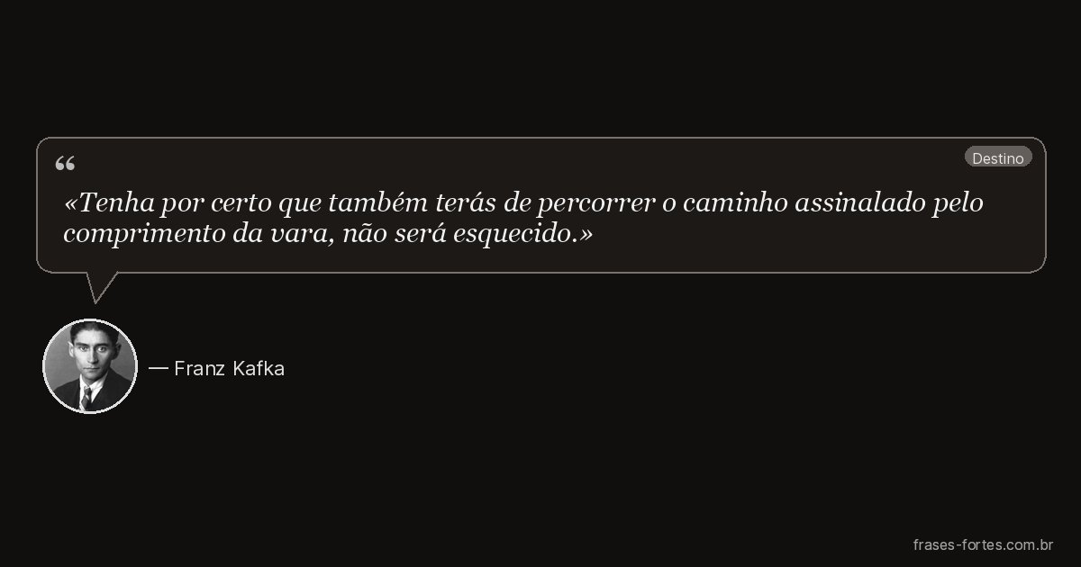 Frase de Franz Kafka