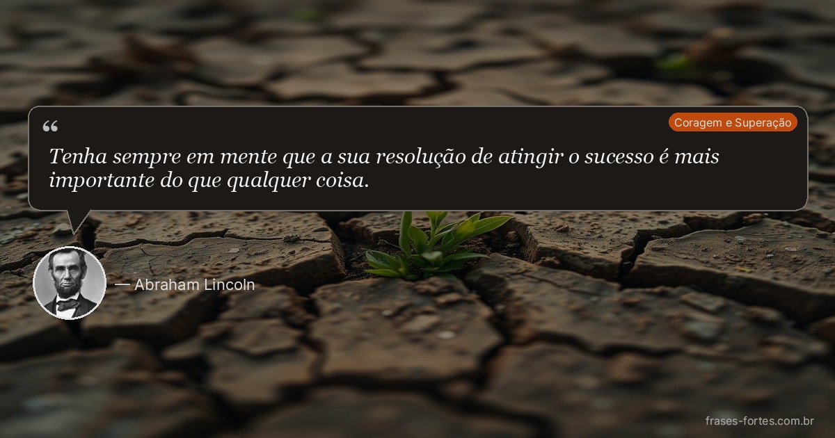 Frase de Abraham Lincoln