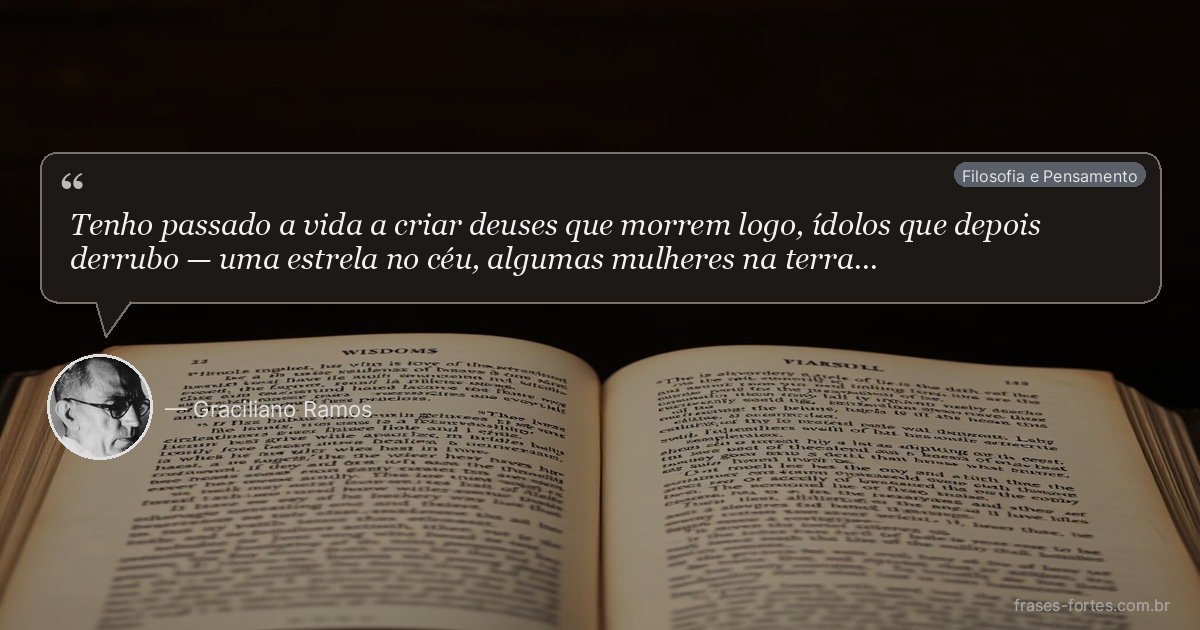 Frase de Graciliano Ramos