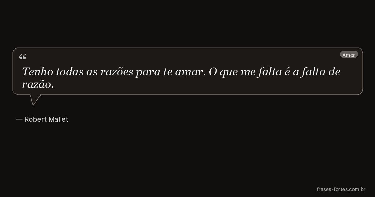 Frase de Robert Mallet