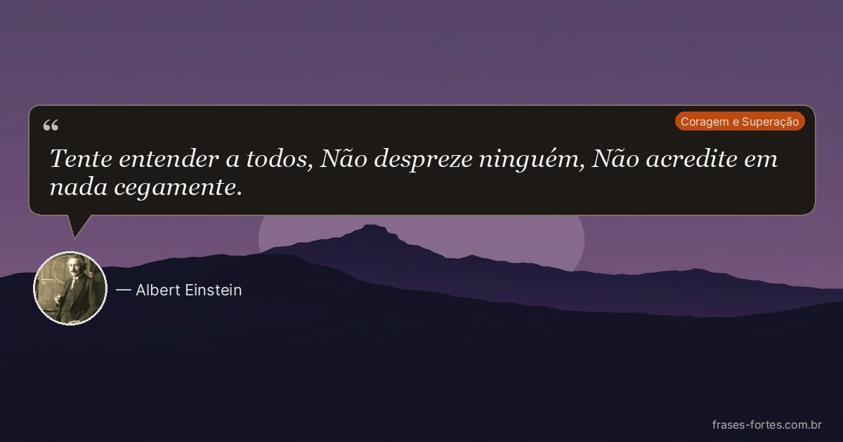 Frase de Albert Einstein
