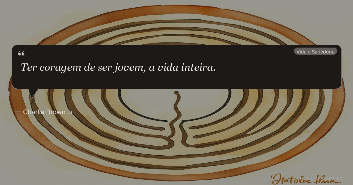 Frase de Charlie Brown Jr