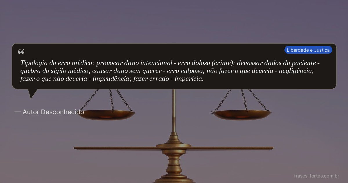 Frase de Autor Desconhecido