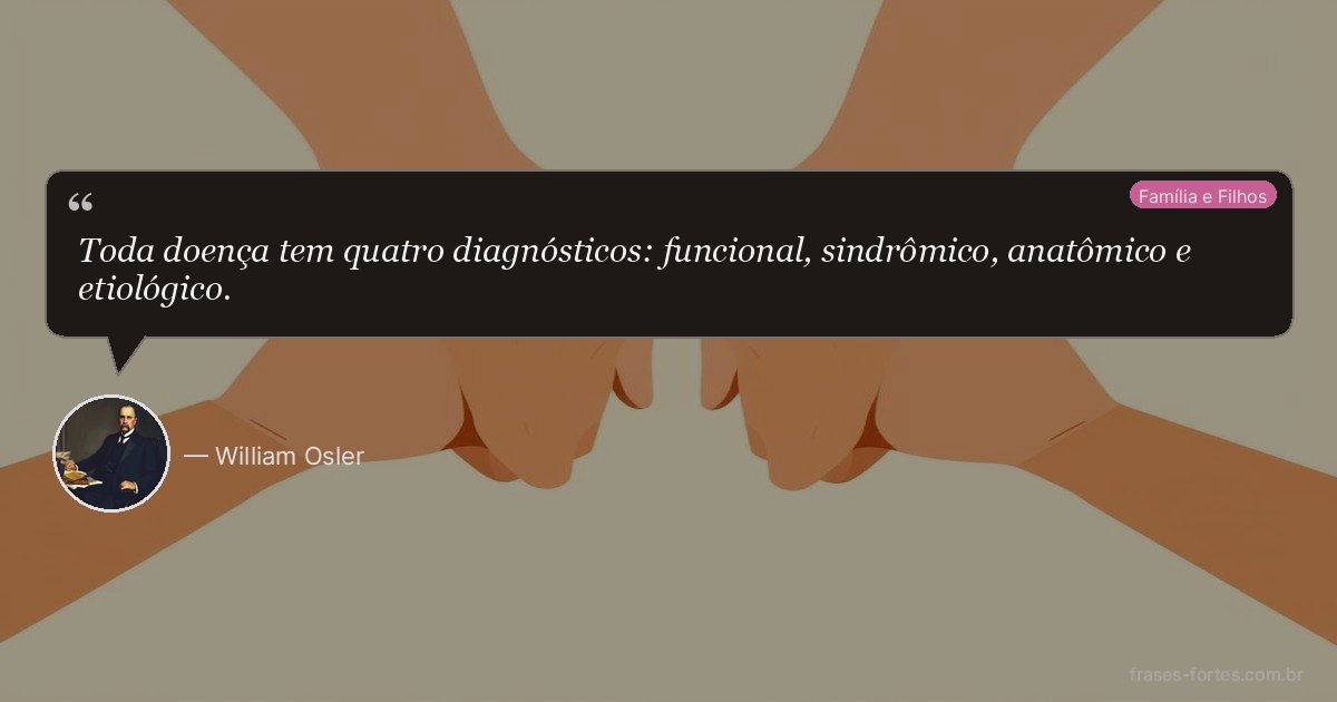 Frase de William Osler