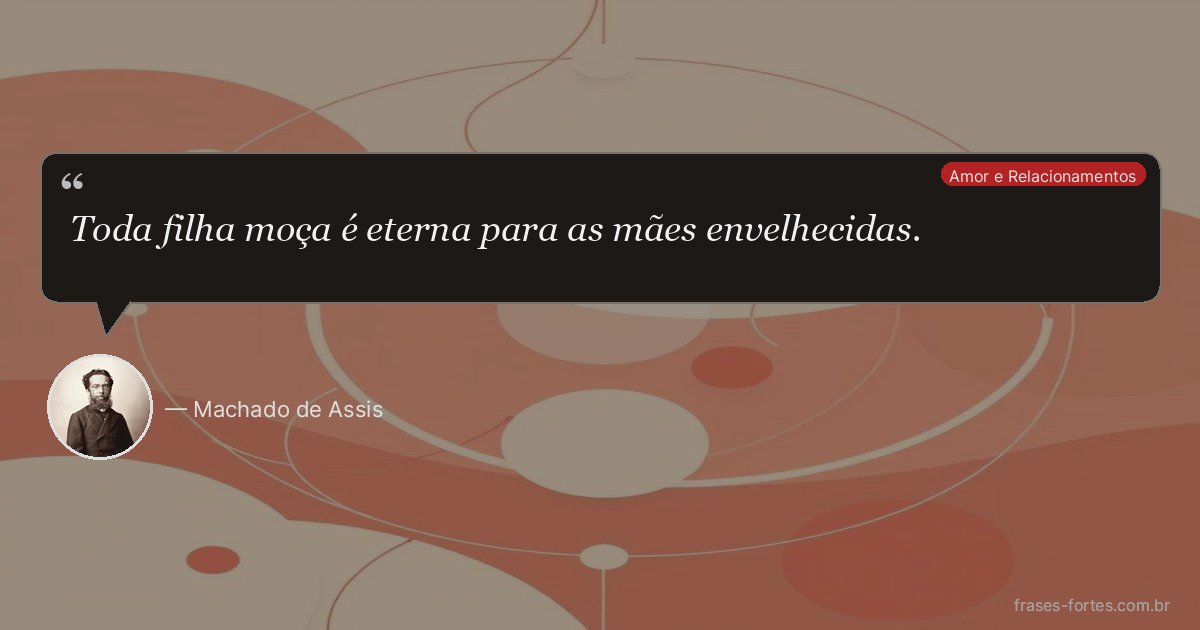 Frase de Machado de Assis