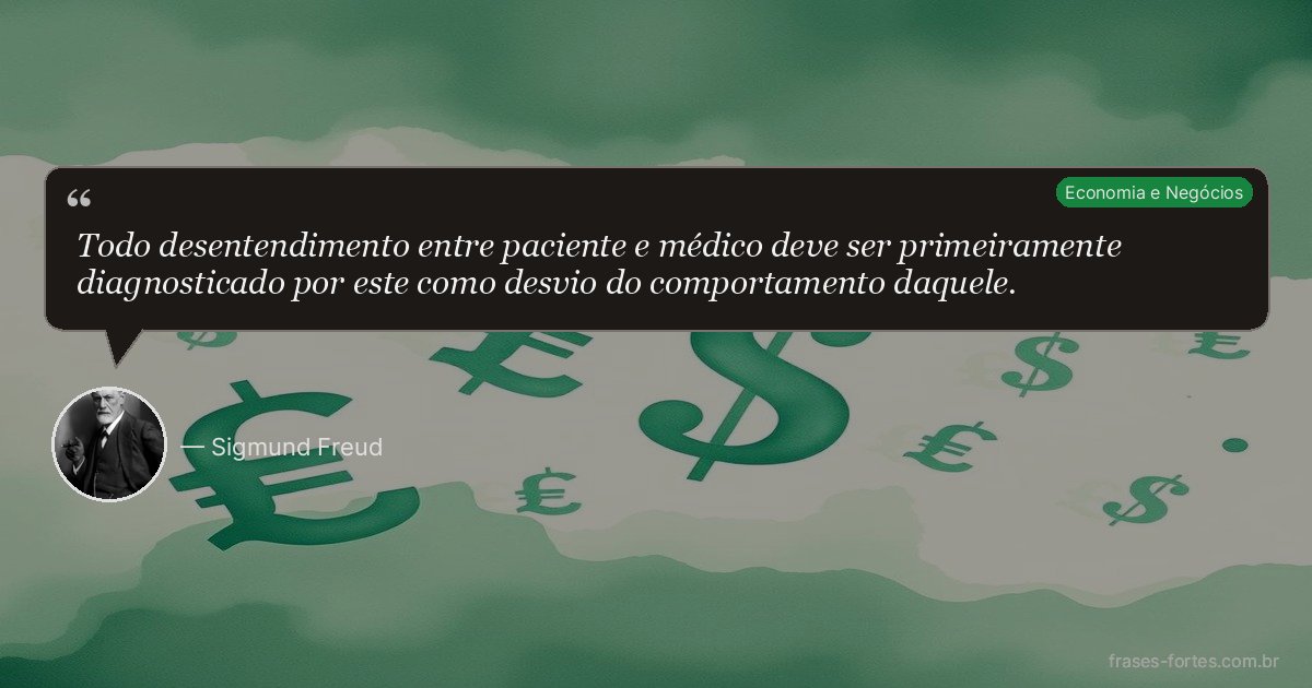 Frase de Sigmund Freud