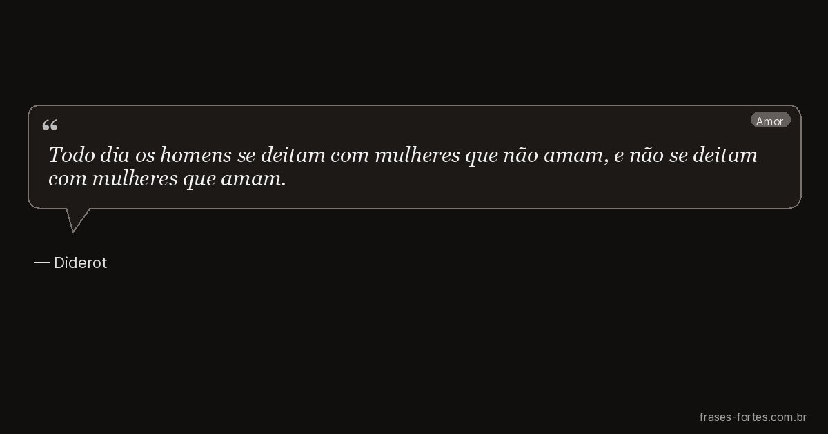 Frase de Diderot