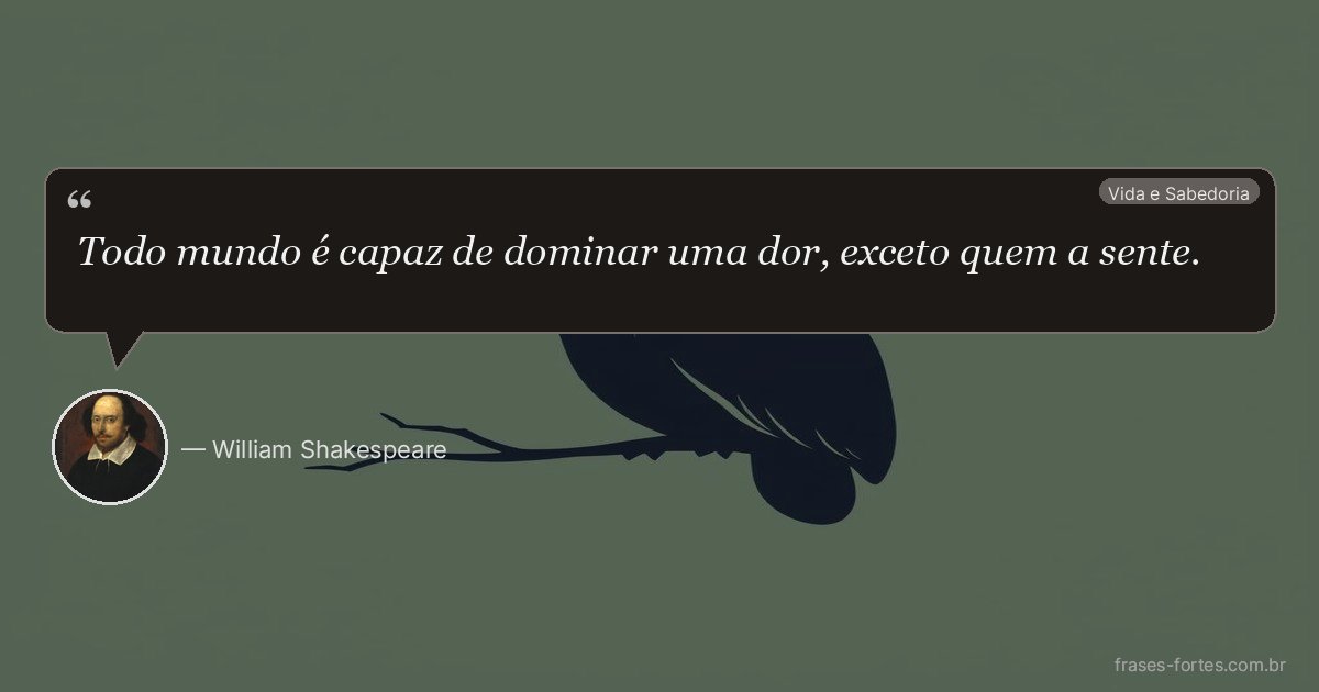 Frase de William Shakespeare