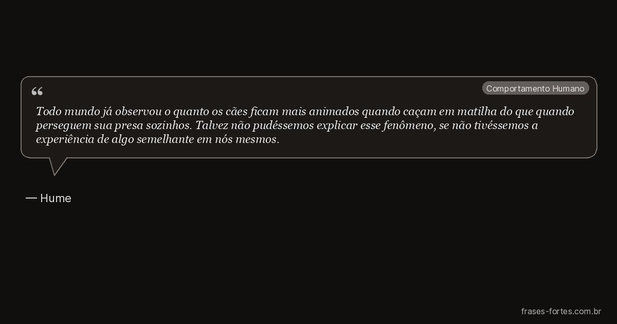 Frase de Hume