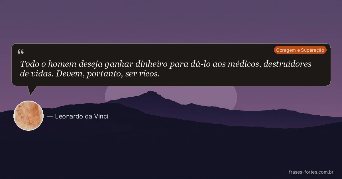 Frase de Leonardo da Vinci