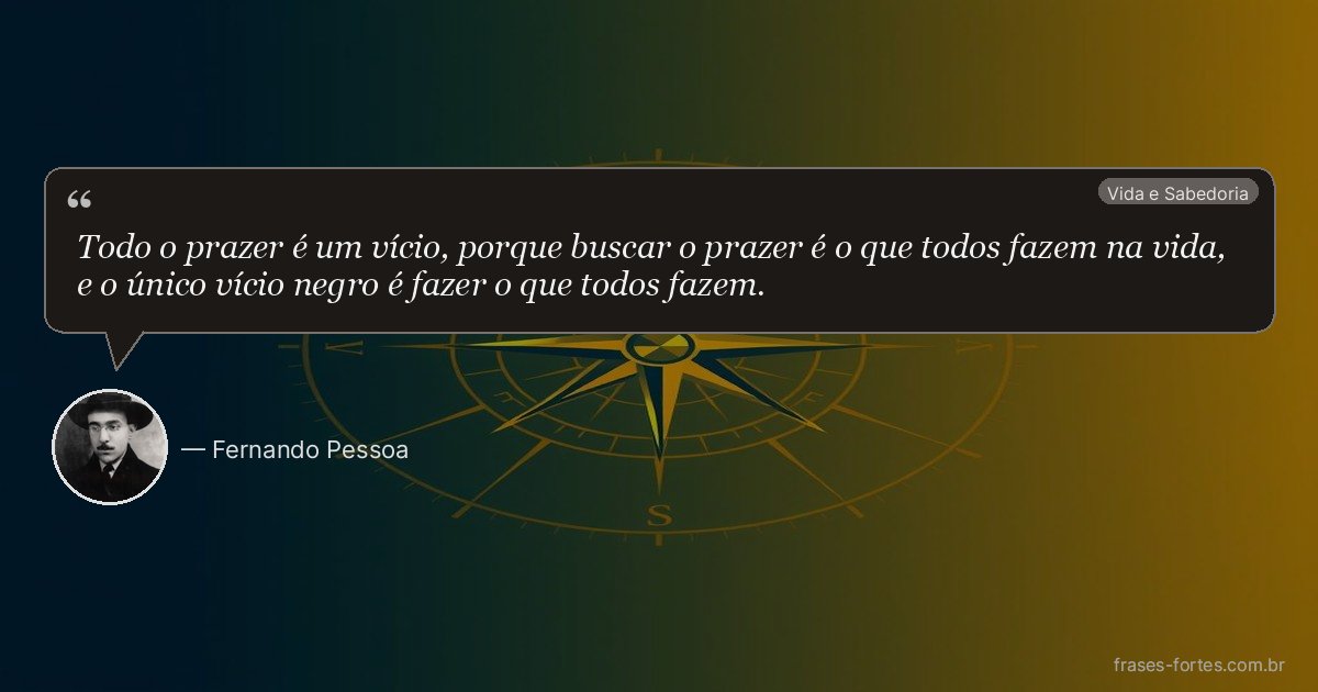 Frase de Fernando Pessoa