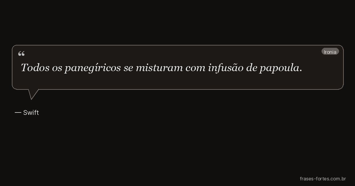 Frase de Swift