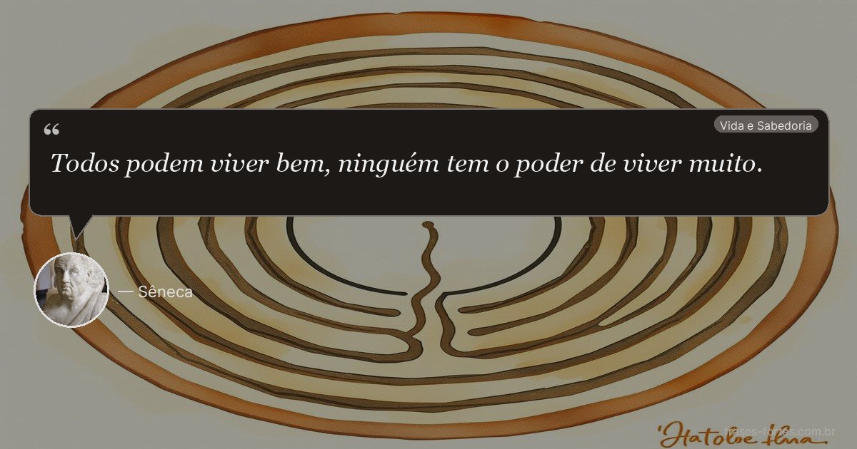 Frase de Sêneca