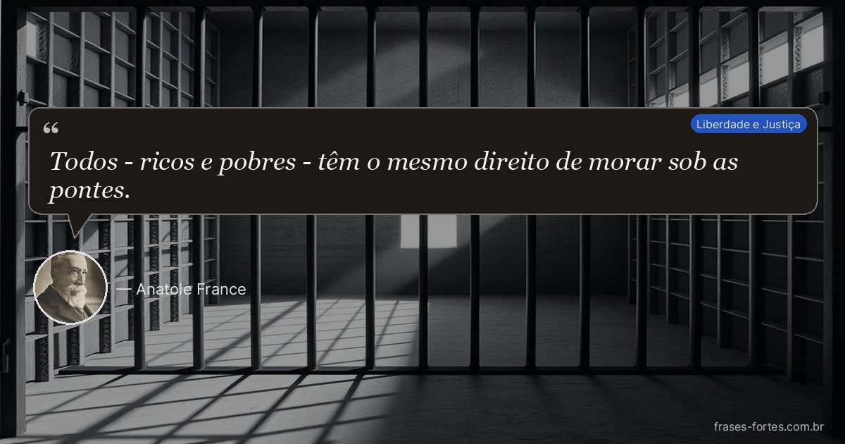 Frase de Anatole France