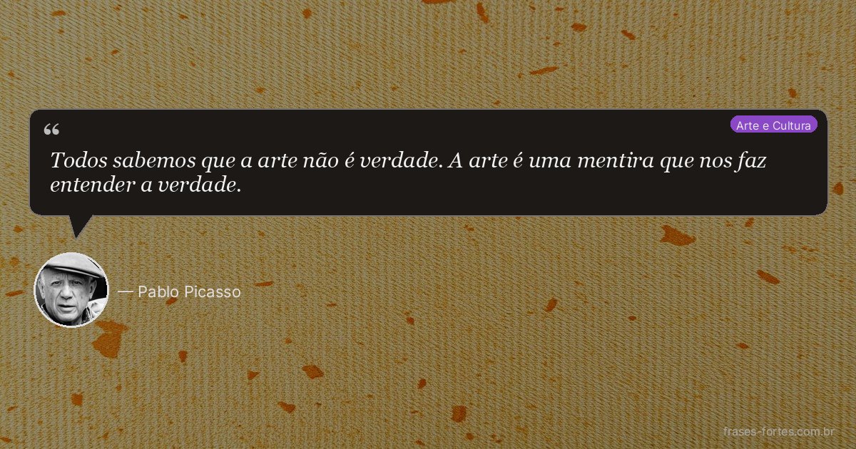 Frase de Pablo Picasso