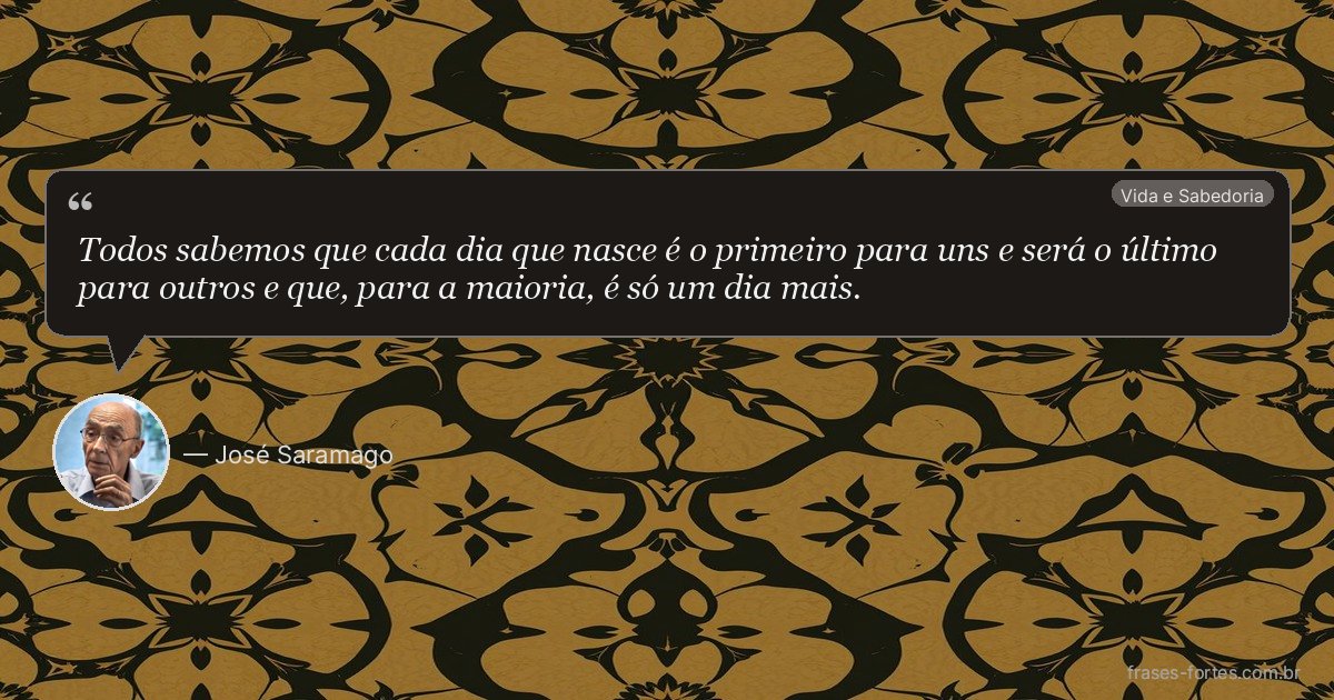 Frase de José Saramago