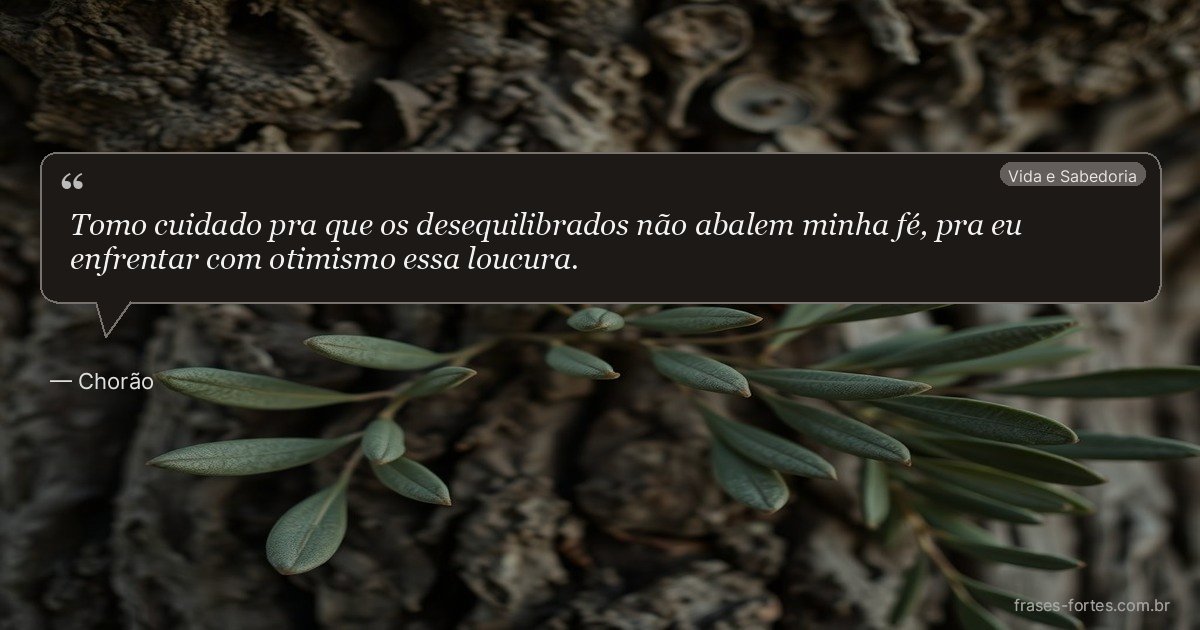 Frase de Chorão
