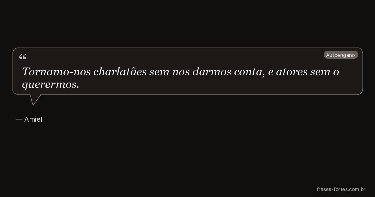 Frase de Amiel