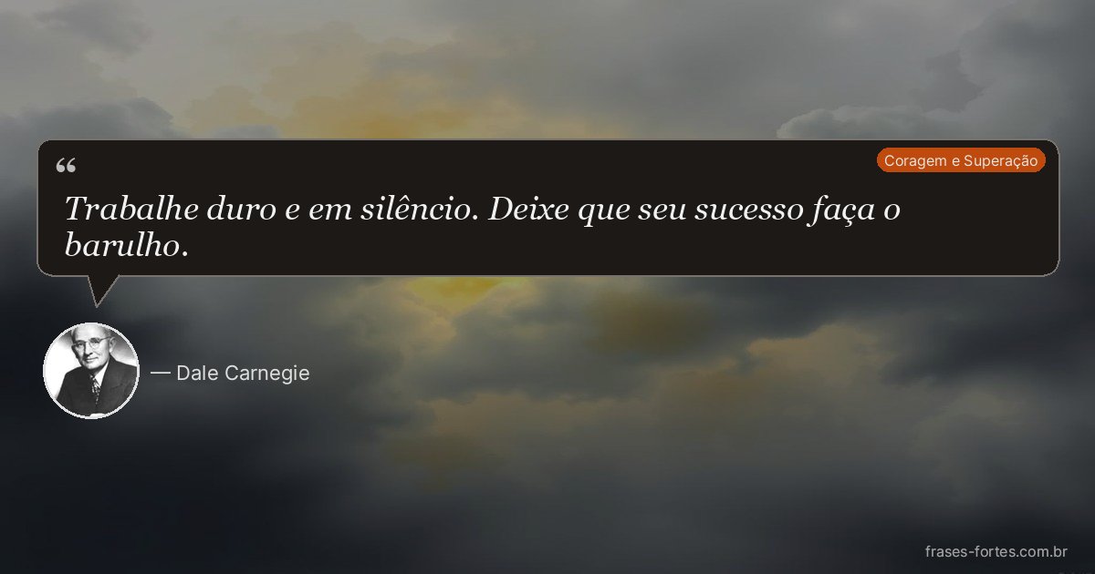 Frase de Dale Carnegie