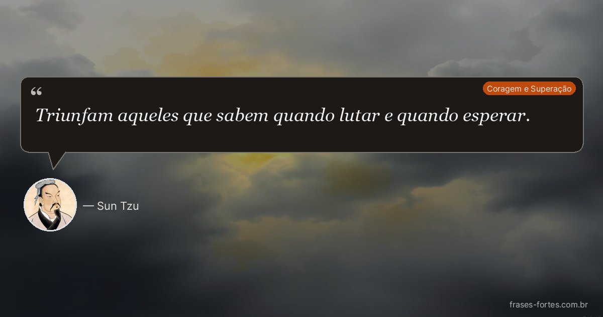 Frase de Sun Tzu