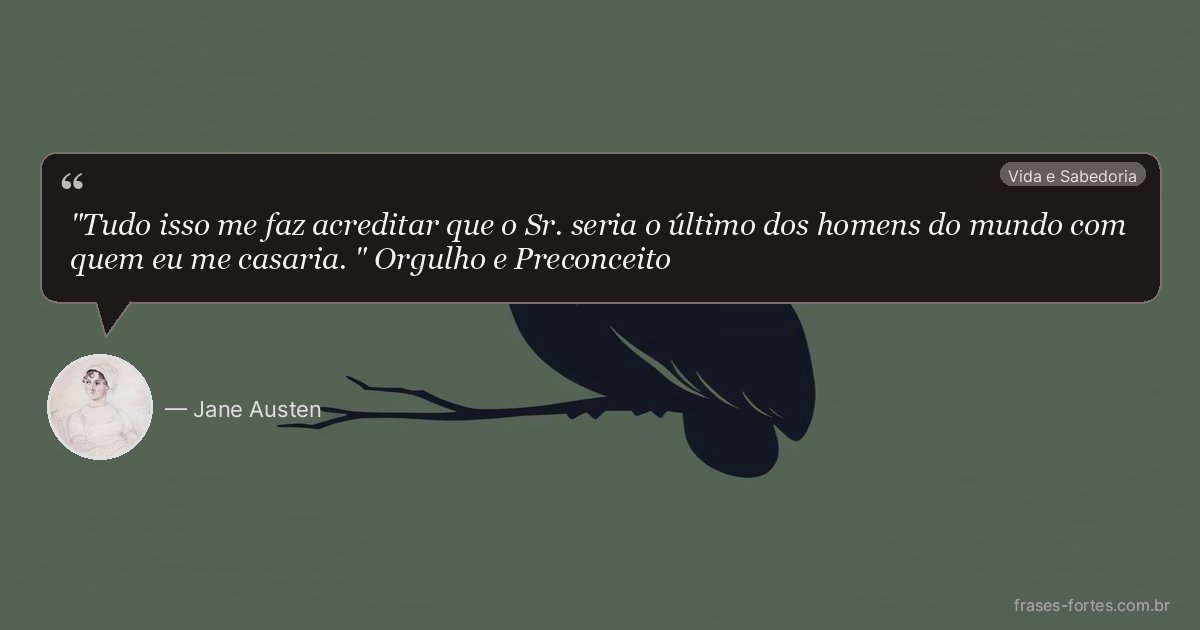 Frase de Jane Austen