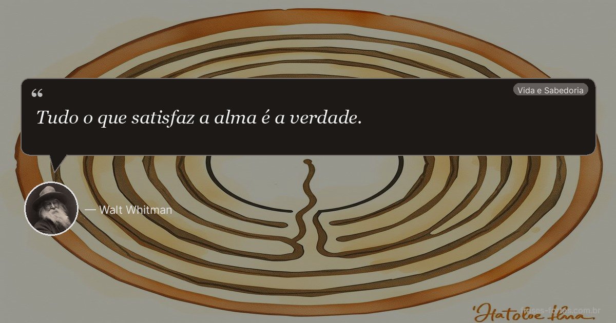 Frase de Walt Whitman