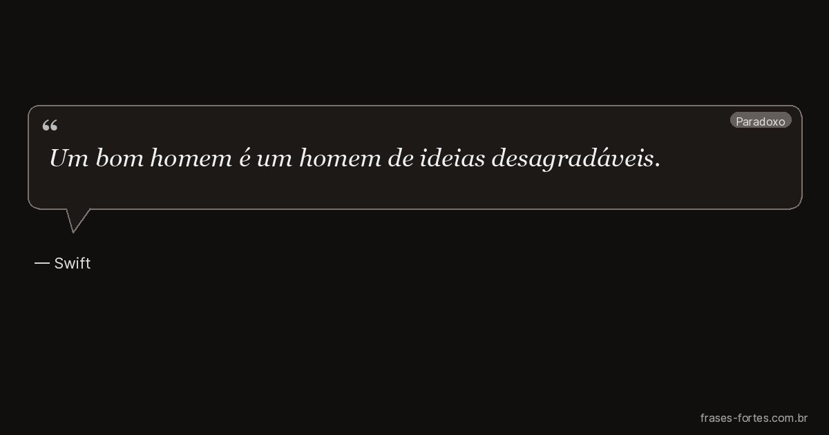 Frase de Swift