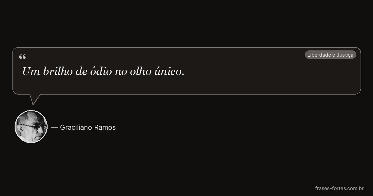 Frase de Graciliano Ramos