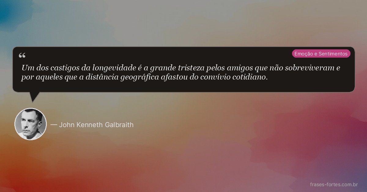 Frase de John Kenneth Galbraith