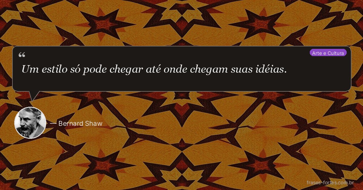 Frase de Bernard Shaw
