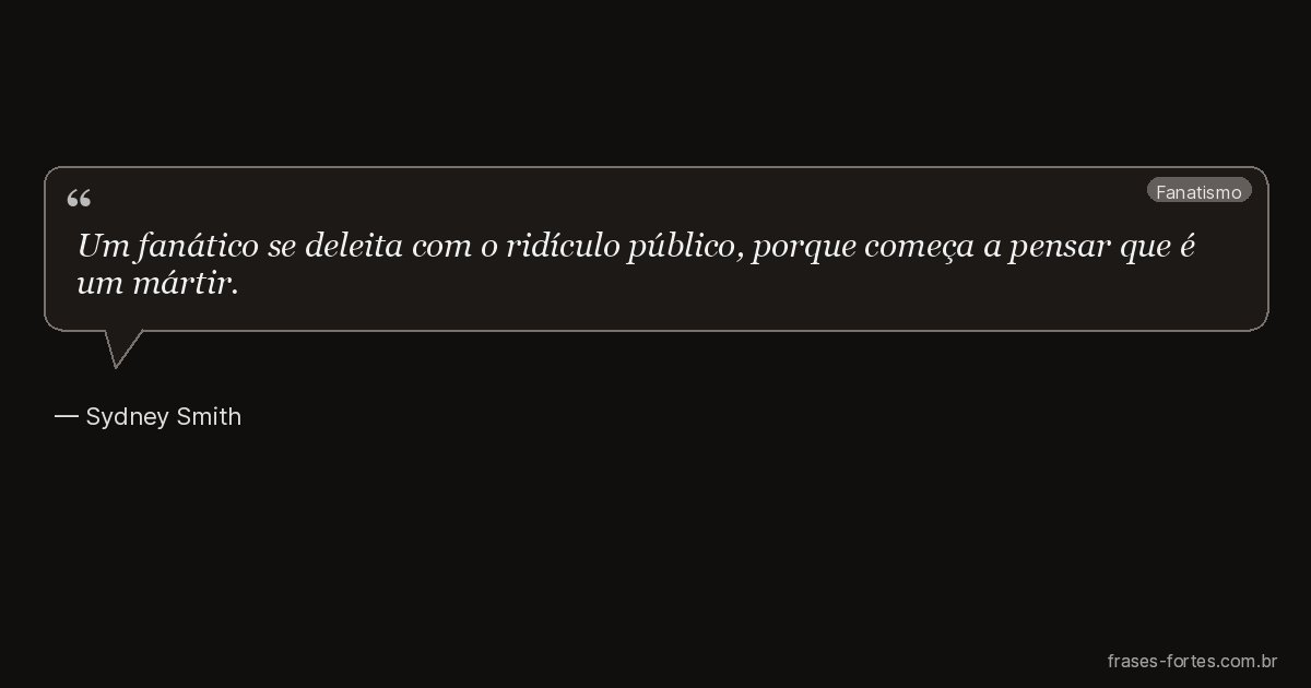 Frase de Sydney Smith