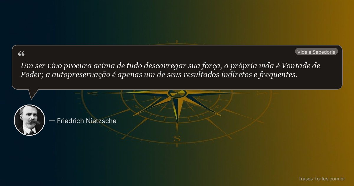Frase de Friedrich Nietzsche