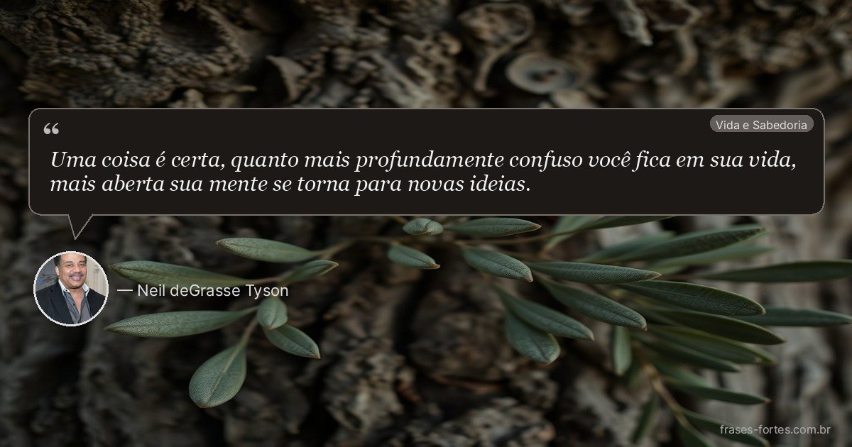 Frase de Neil deGrasse Tyson