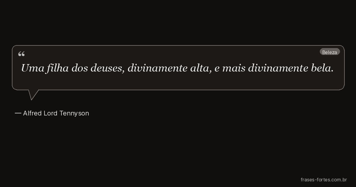 Frase de Alfred Lord Tennyson