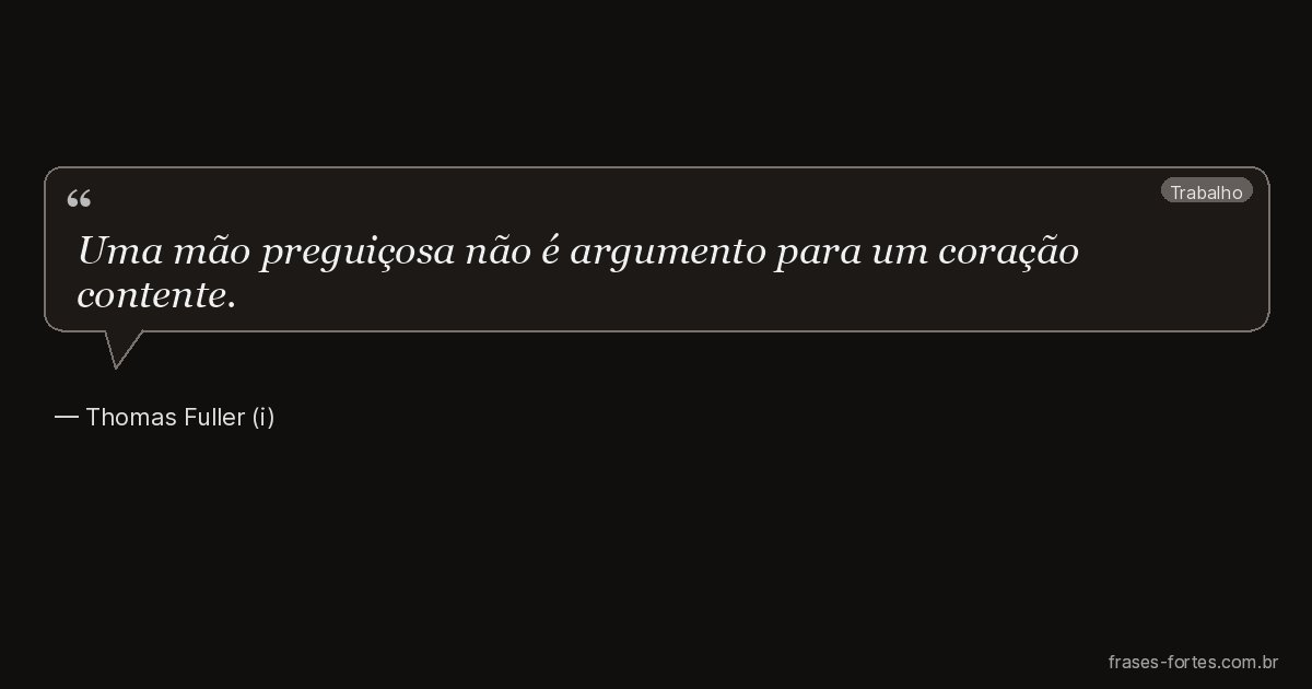Frase de Thomas Fuller (i)