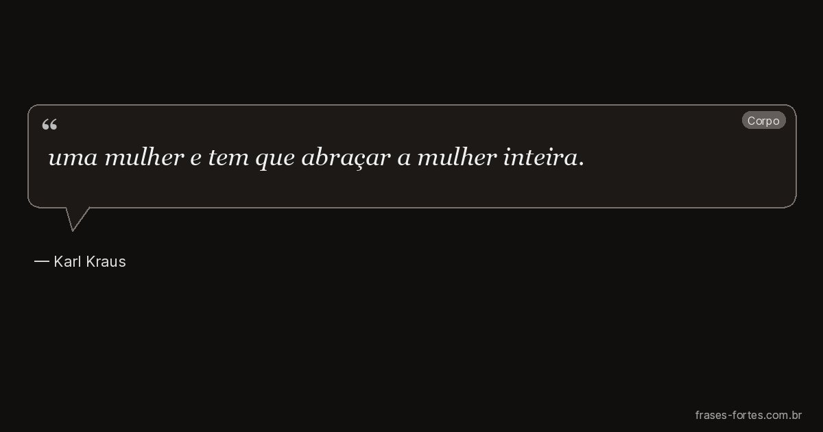Frase de Karl Kraus