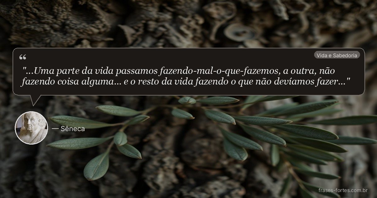 Frase de Sêneca