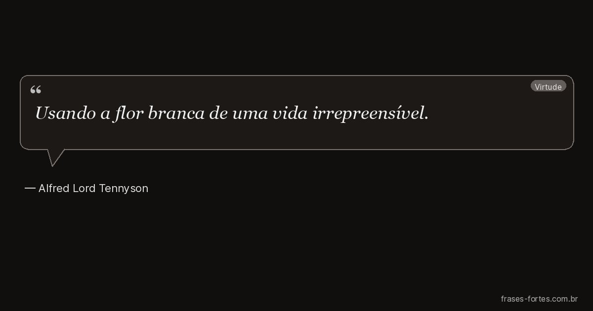 Frase de Alfred Lord Tennyson