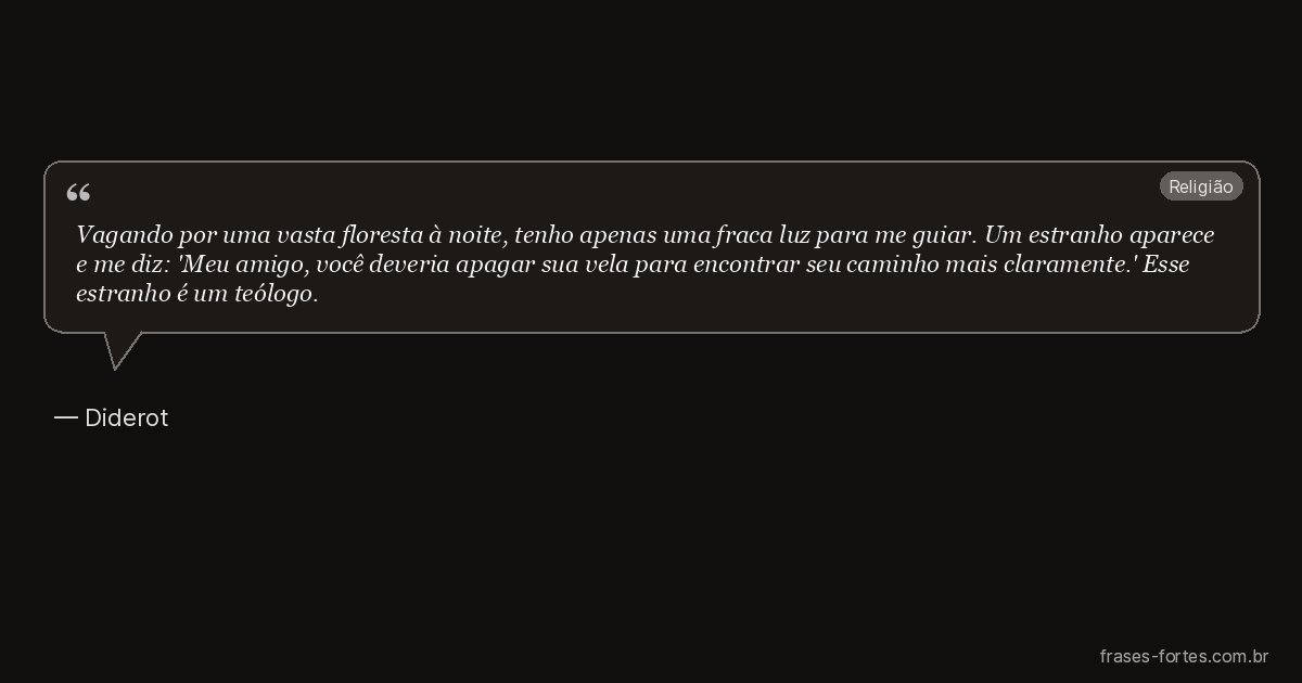 Frase de Diderot