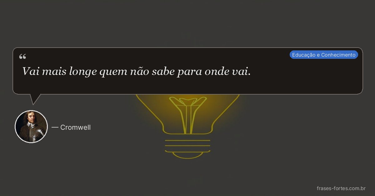 Frase de Cromwell
