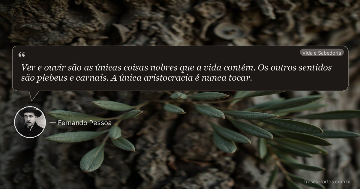 Frase de Fernando Pessoa