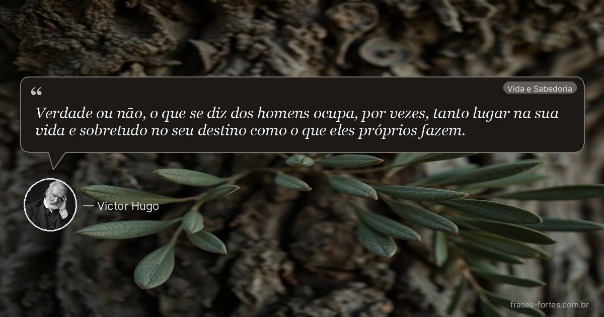Frase de Victor Hugo