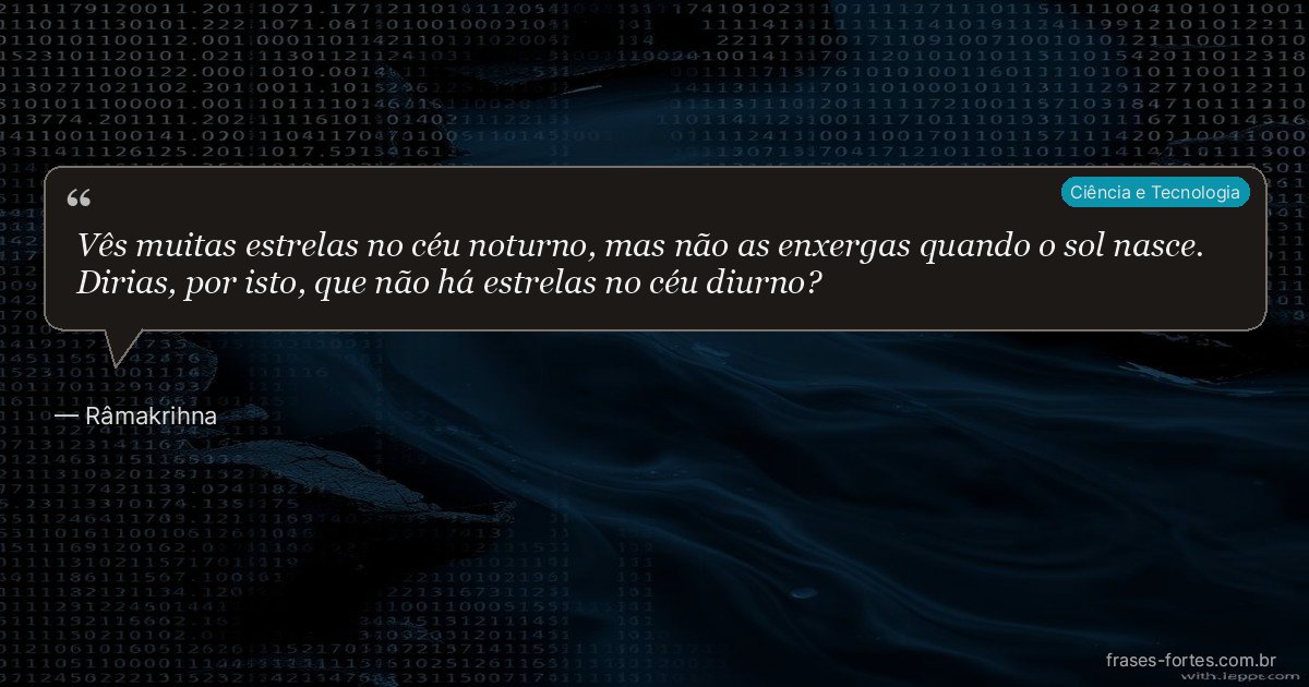 Frase de Râmakrihna