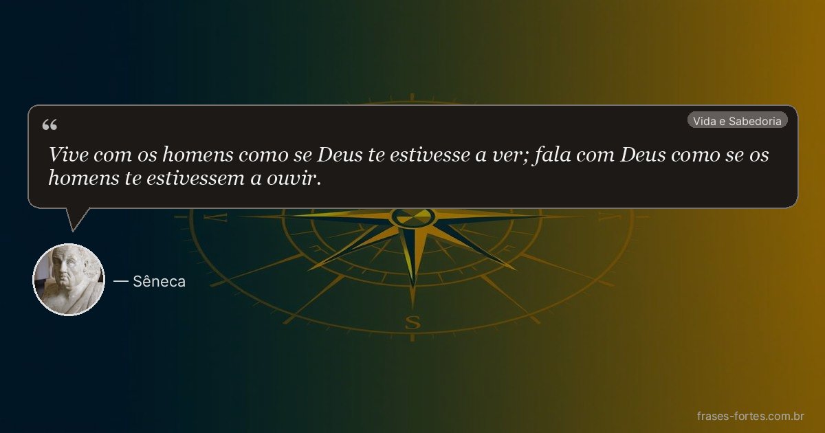 Frase de Sêneca