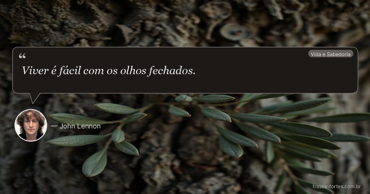 Frase de John Lennon